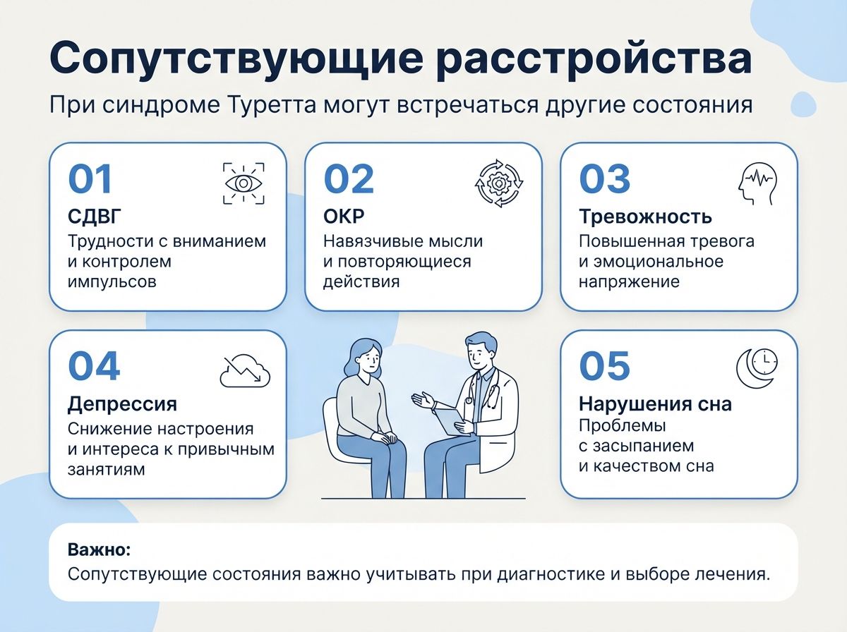 Лечение синдрома Туретта в Оренбурге инфографика