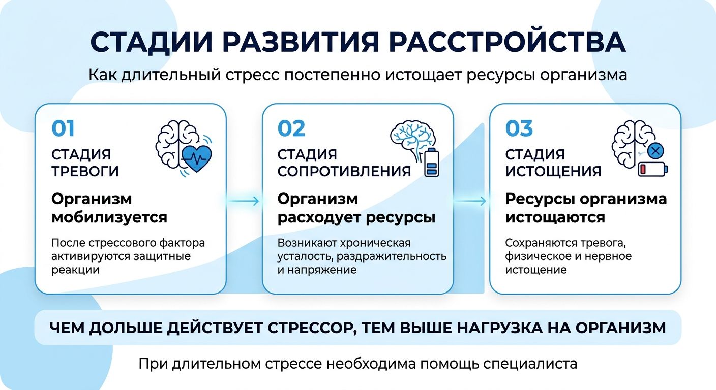 Лечение стресса в Оренбурге инфографика